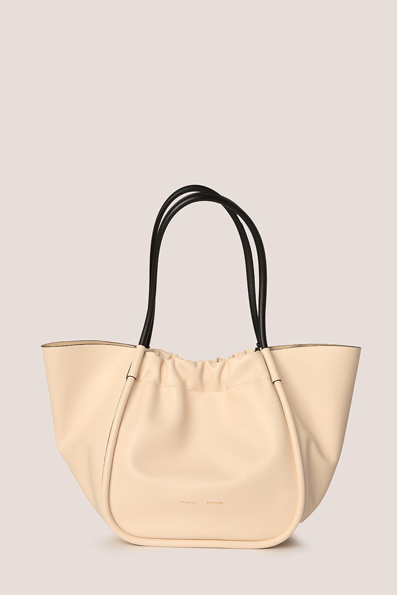 Ruched tote bag online