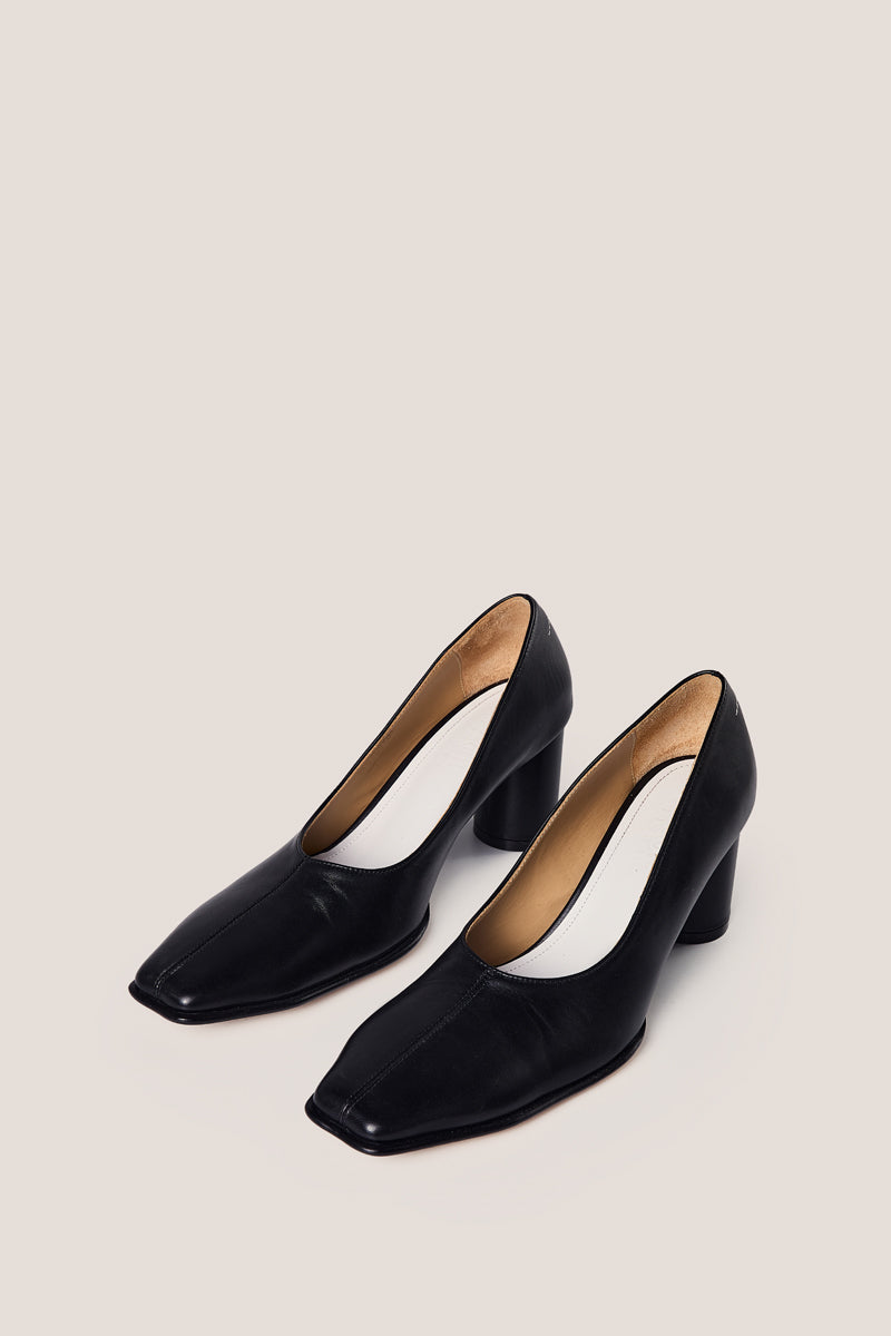 70mm leather pumps/Black MM6 MAISON MARGIELA – Studio Avra