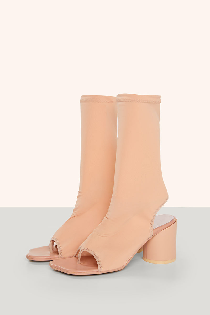 Slip on sock boots-Nude MM6 MAISON MARGIELA