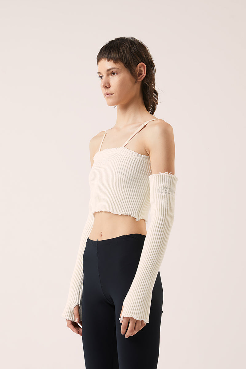 Arm warmers-Cream White MM6 MAISON MARGIELA