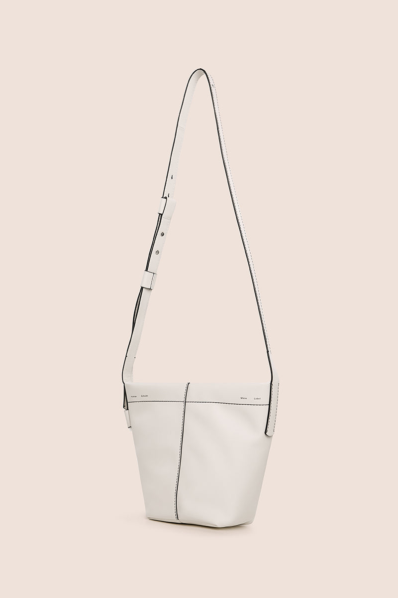 Barrow leather mini bucket bag-Off White PROENZA SCHOULER WHITE LABEL