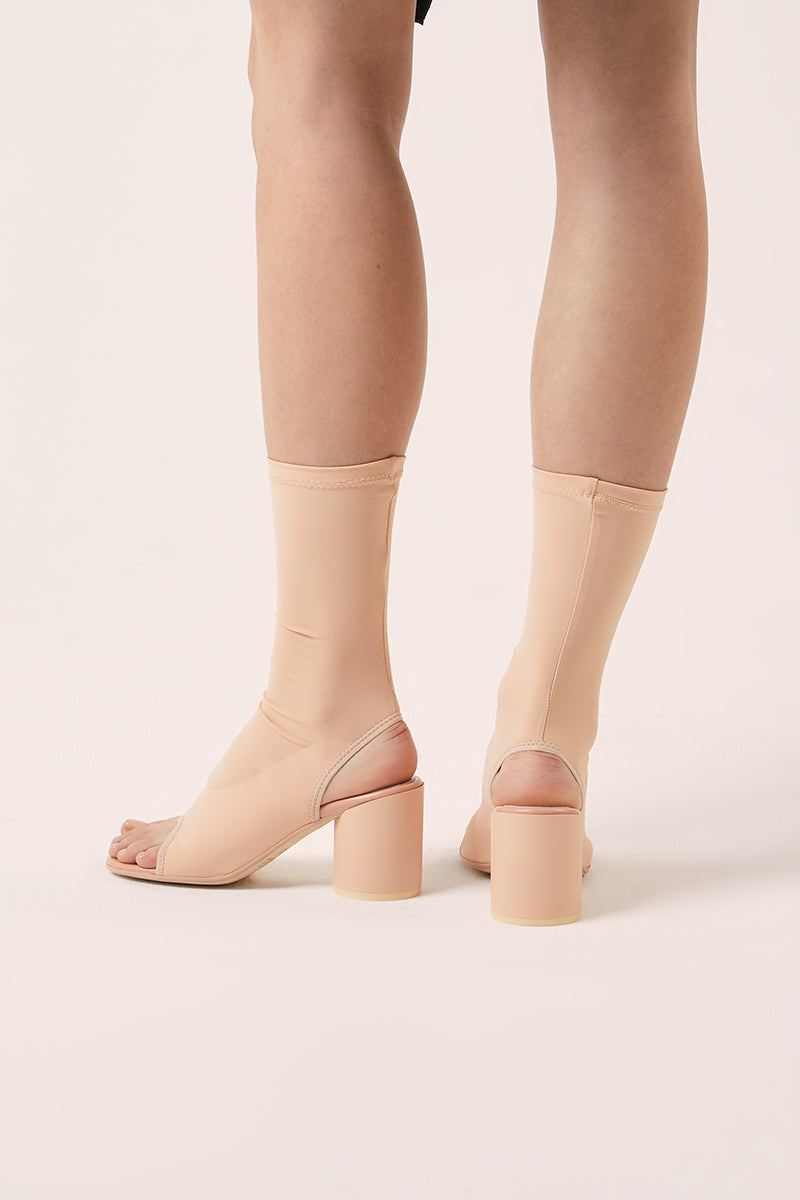 Slip on sock boots-Nude MM6 MAISON MARGIELA