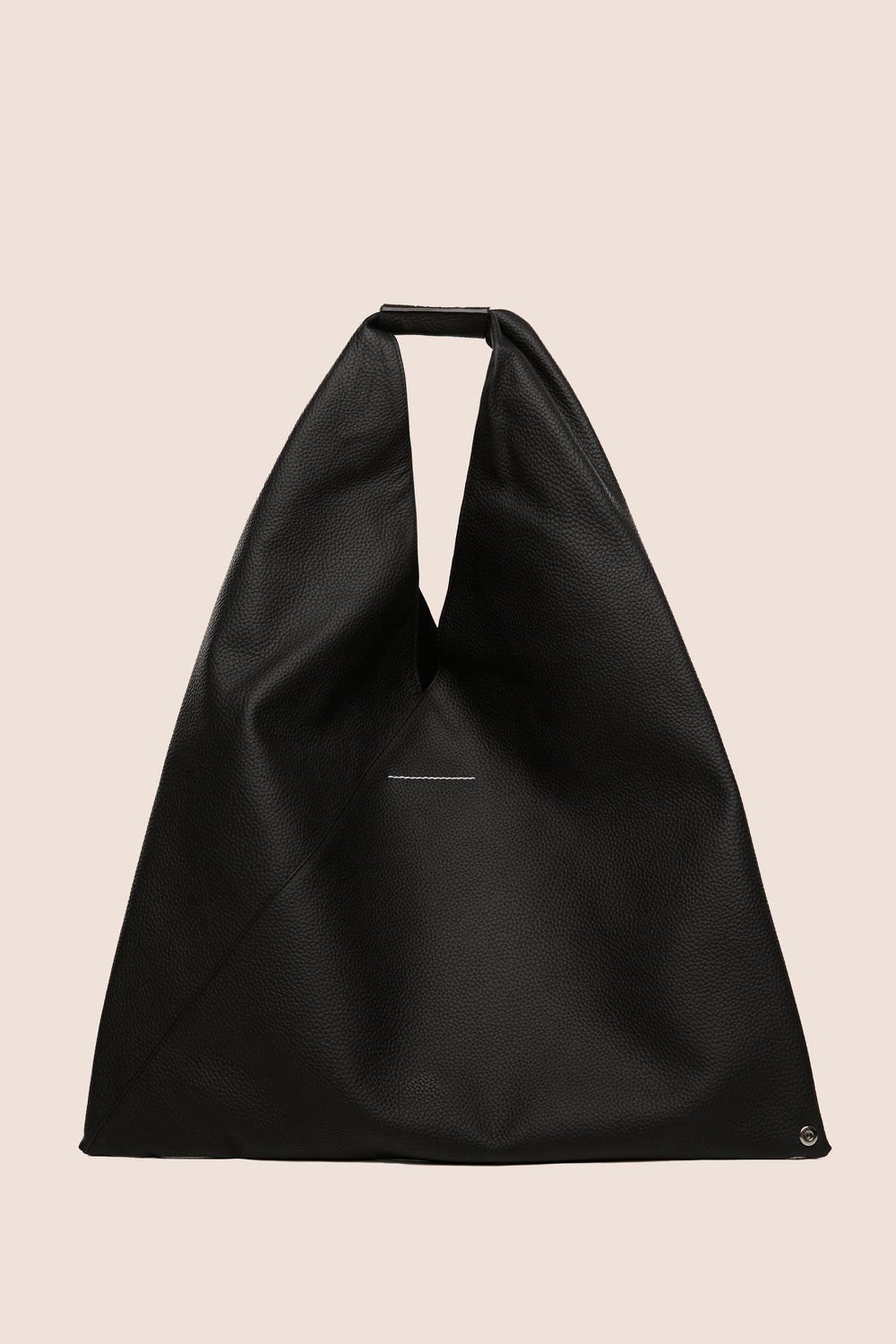 Japanese grainy leather bag-Black MM6 MAISON MARGIELA