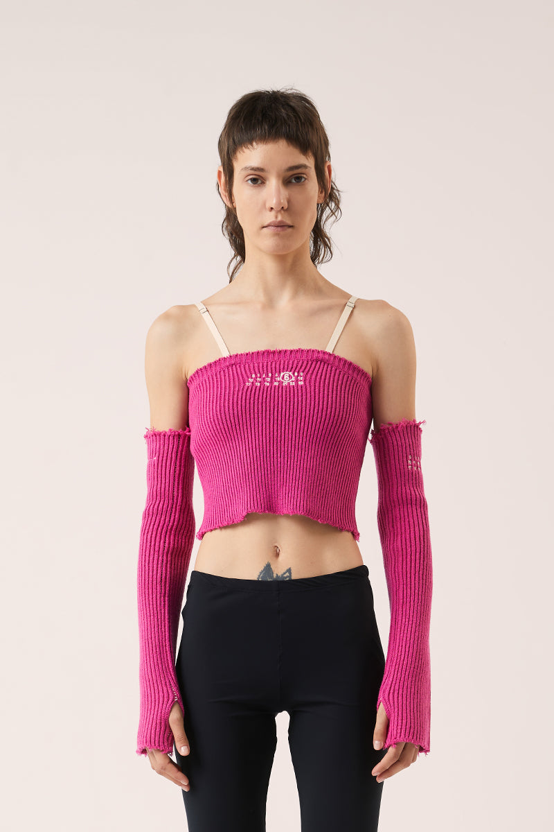 Arm warmers-Pink MM6 MAISON MARGIELA