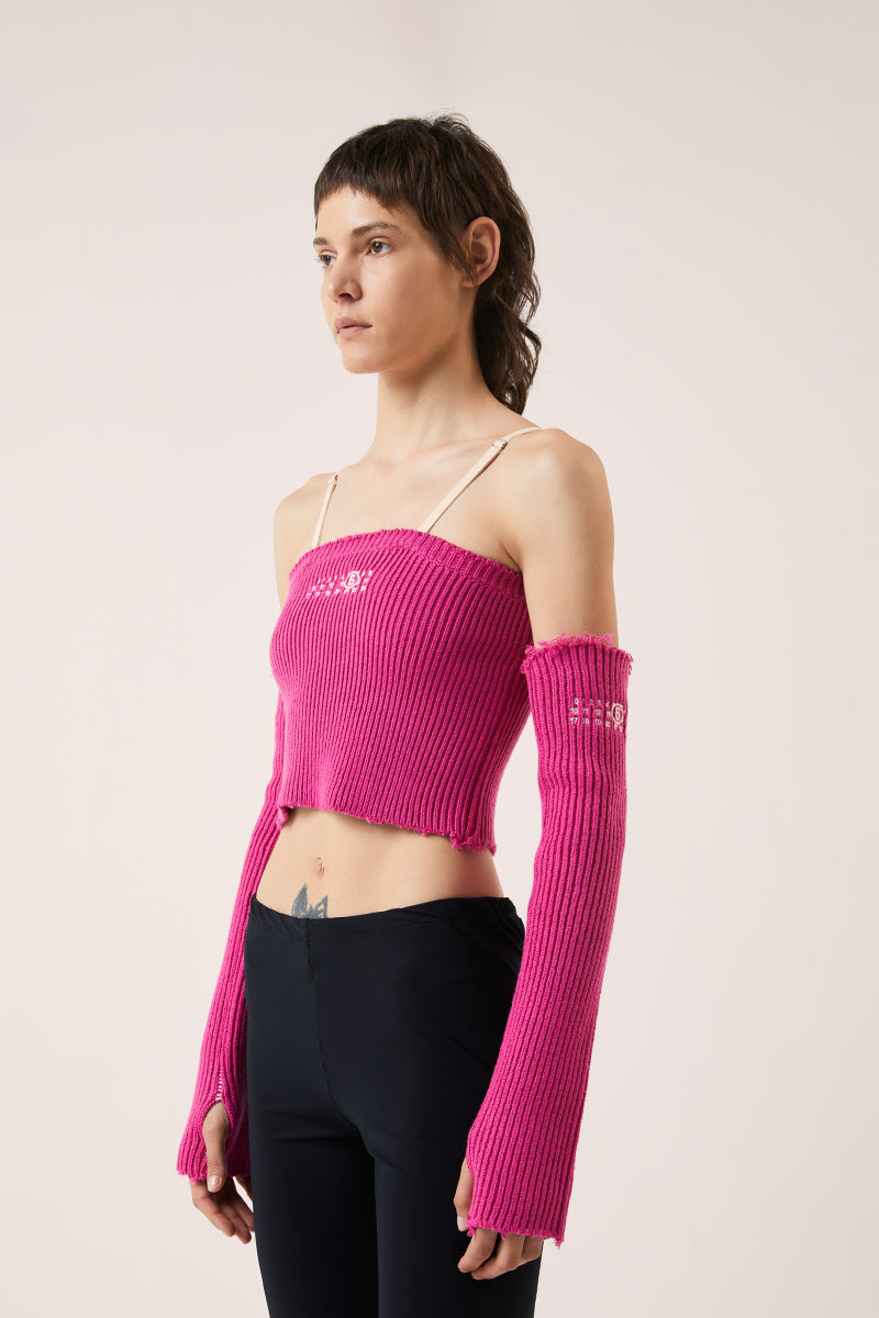 Arm warmers-Pink MM6 MAISON MARGIELA