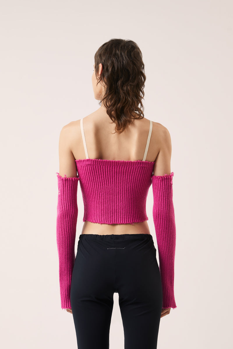 Arm warmers-Pink MM6 MAISON MARGIELA