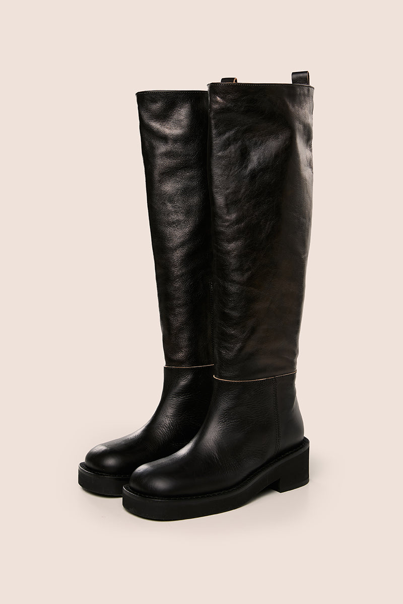 Knee boots-Black MM6 MAISON MARGIELA