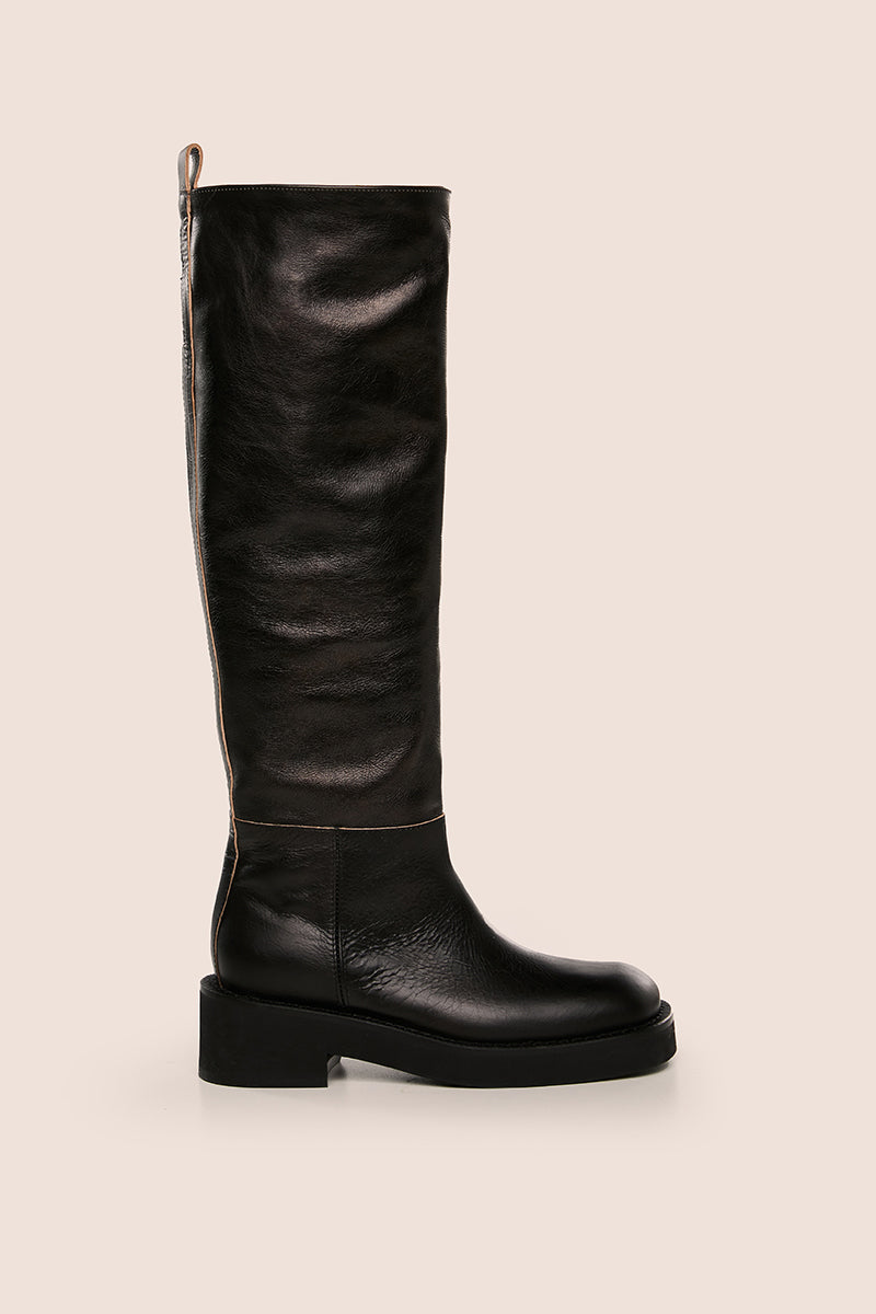Knee boots-Black MM6 MAISON MARGIELA