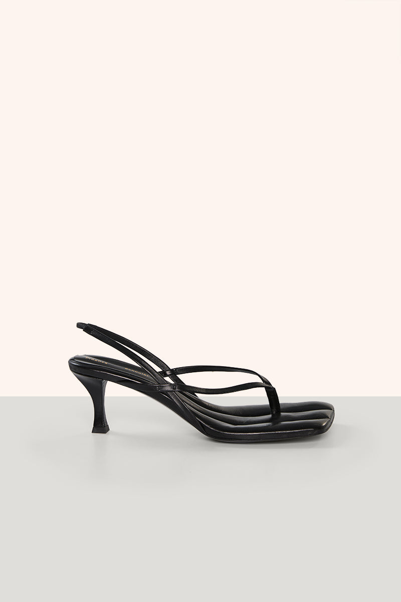 Square thong sandals-Black PROENZA SCHOULER