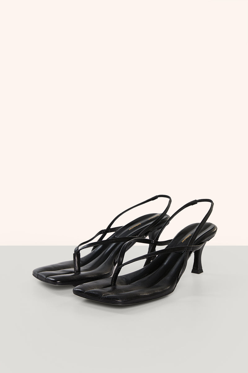 Square thong sandals-Black PROENZA SCHOULER