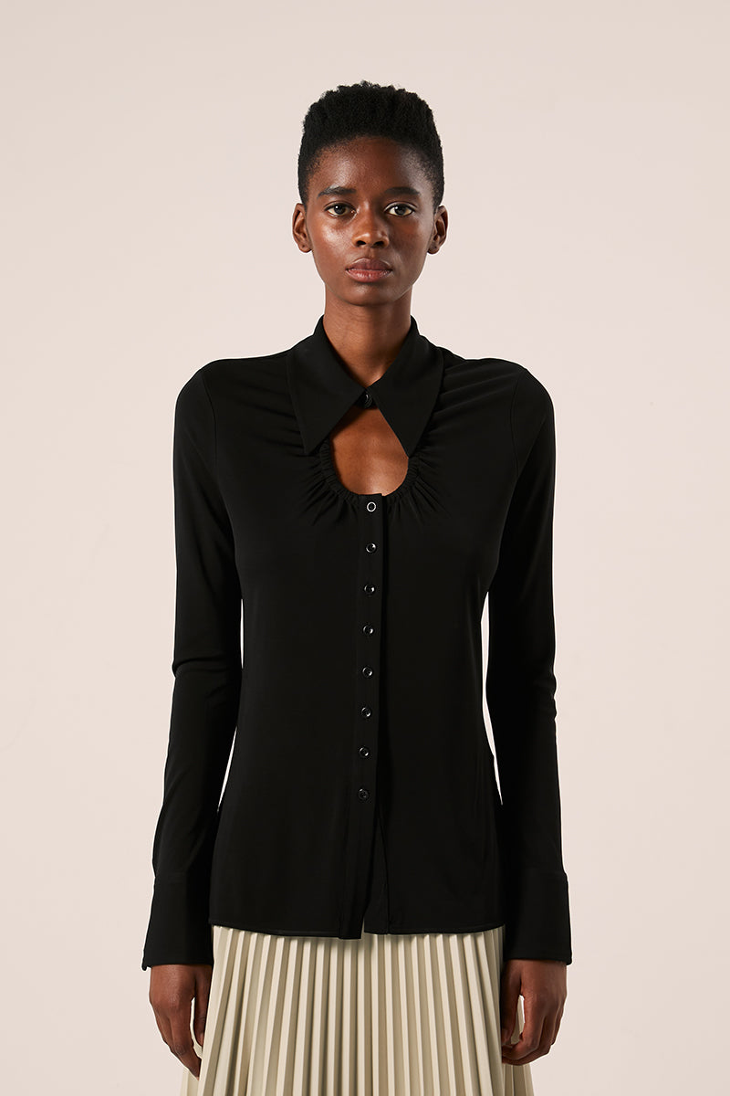 Keyhole top-Black PROENZA SCHOULER WHITE LABEL