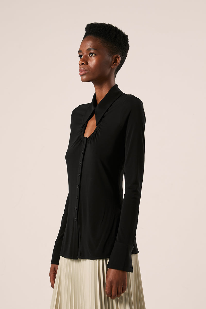 Keyhole top-Black PROENZA SCHOULER WHITE LABEL