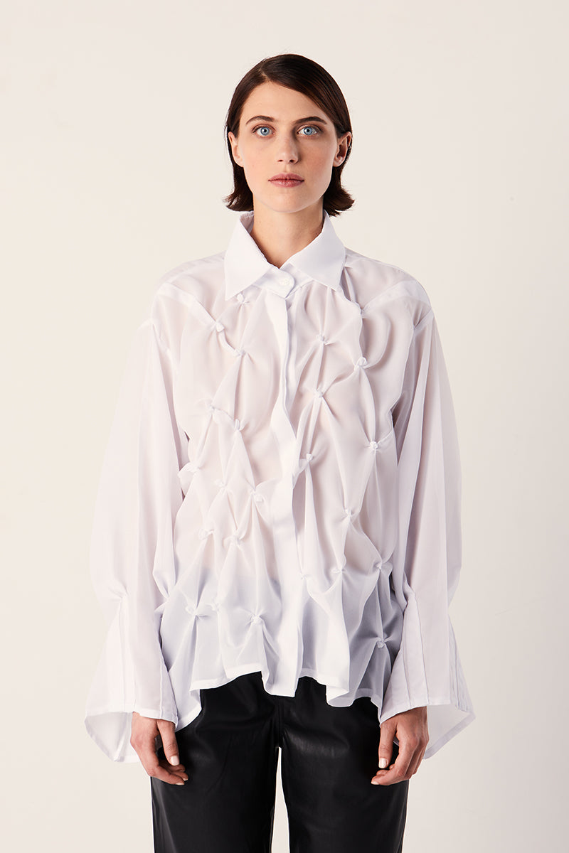 Silk Shirt-White 240791