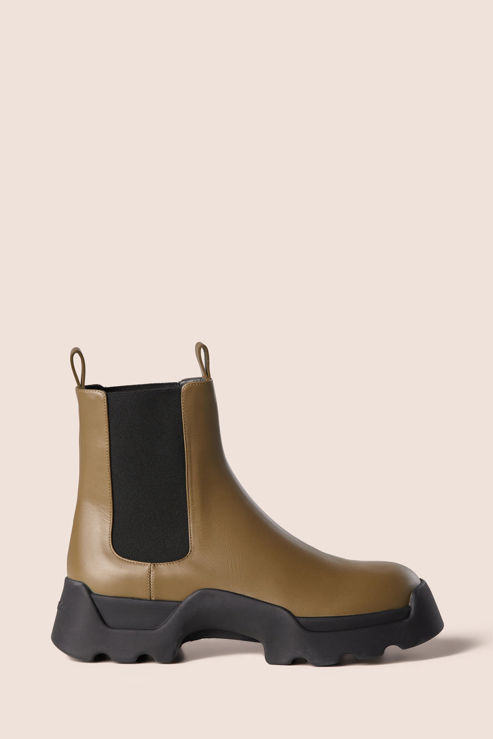 Stomp Leather Chelsea Boots-Khaki PROENZA SCHOULER