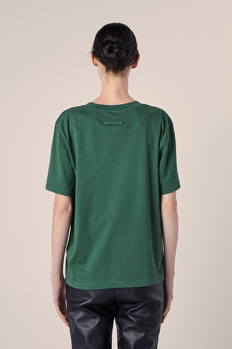 Numeric signature T-shirt-Green MM6 MAISON MARGIELA