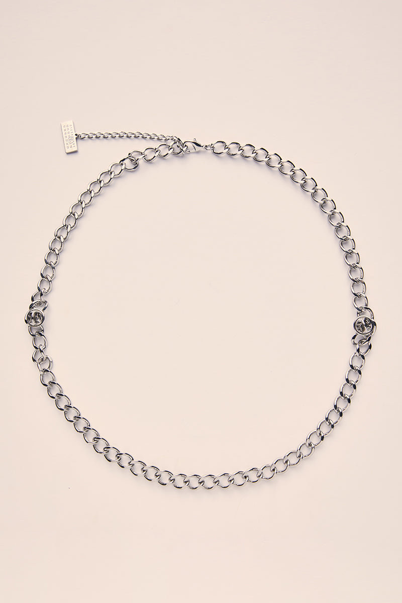 Pin chain silver necklace MM6 MAISON MARGIELA