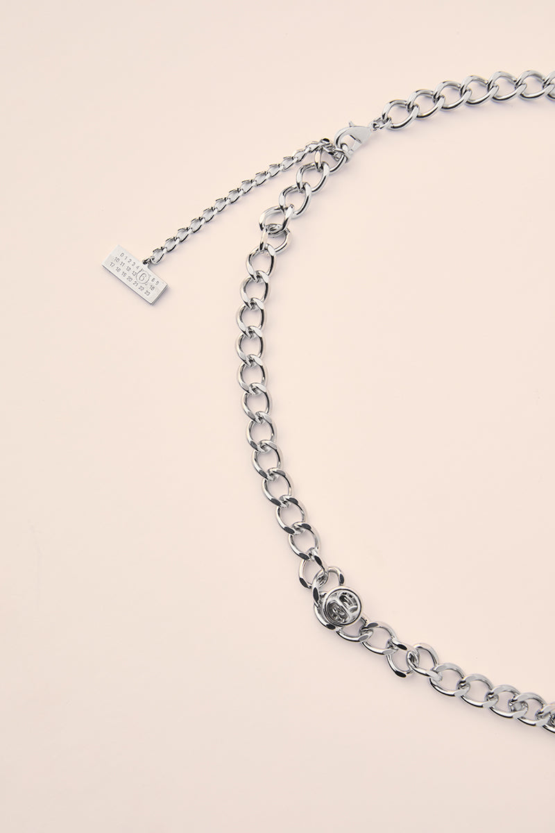 Pin chain silver necklace MM6 MAISON MARGIELA