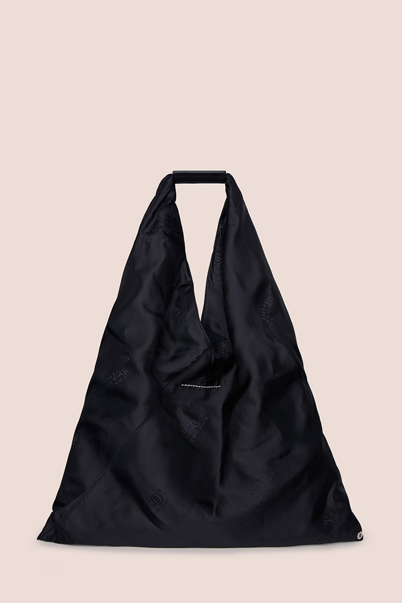 Japanese triangle tote bag-Black MM6 MAISON MARGIELA