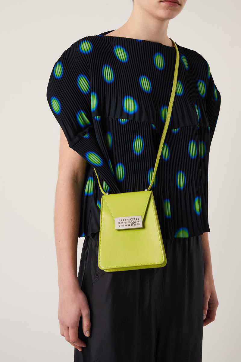 Small numeric crossbody bag-Light Pea Green MM6 MAISON MARGIELA