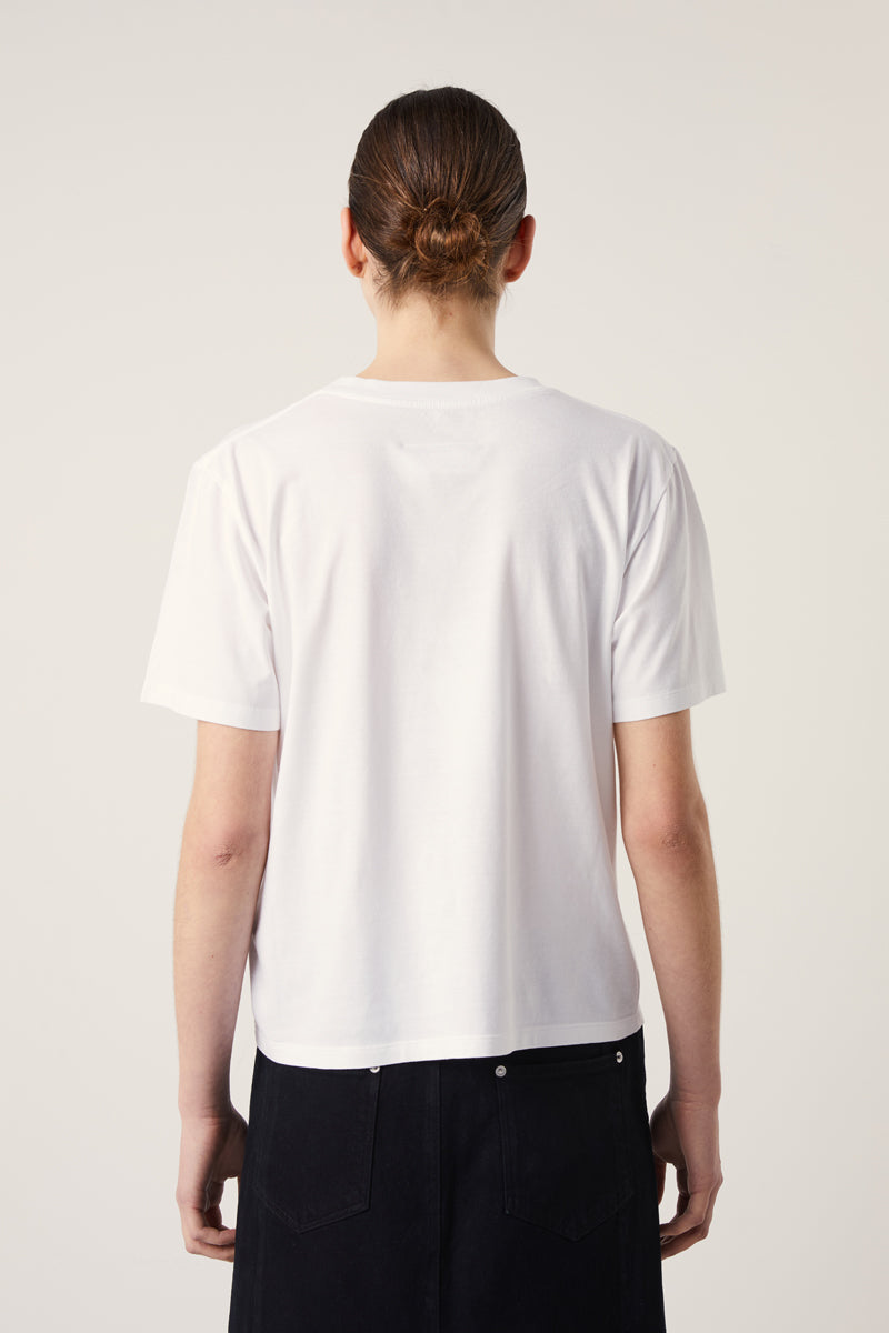 Cat-print cotton T-shirt-White/multicolour MM6 MAISON MARGIELA
