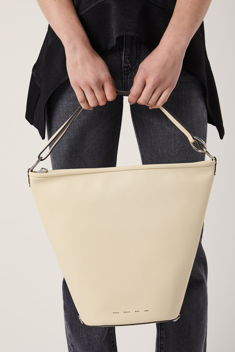Sling Leather Bucket-Ecru White PROENZA SCHOULER WHITE LABEL