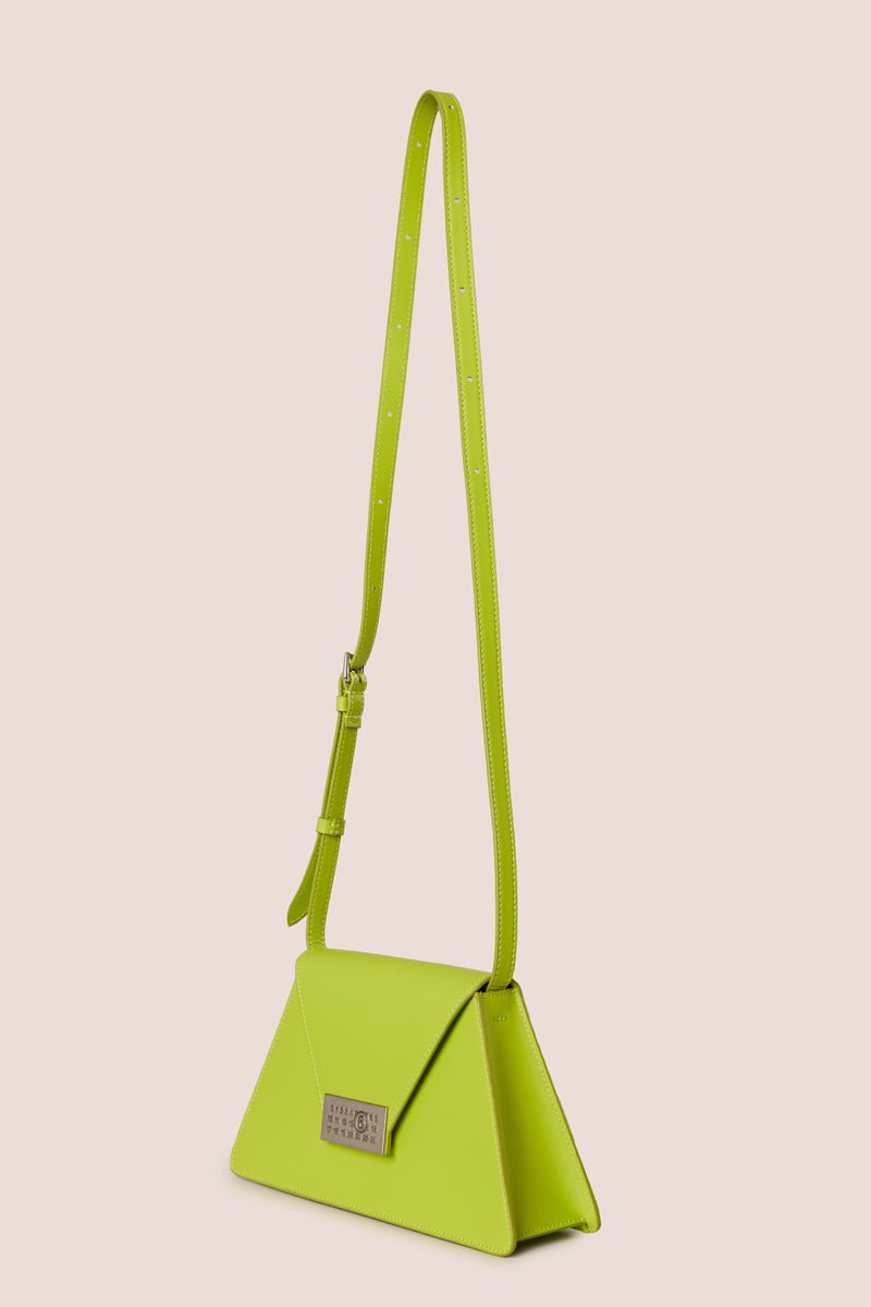 Numeric crossbody leather bag-Light Pea Green MM6 MAISON MARGIELA