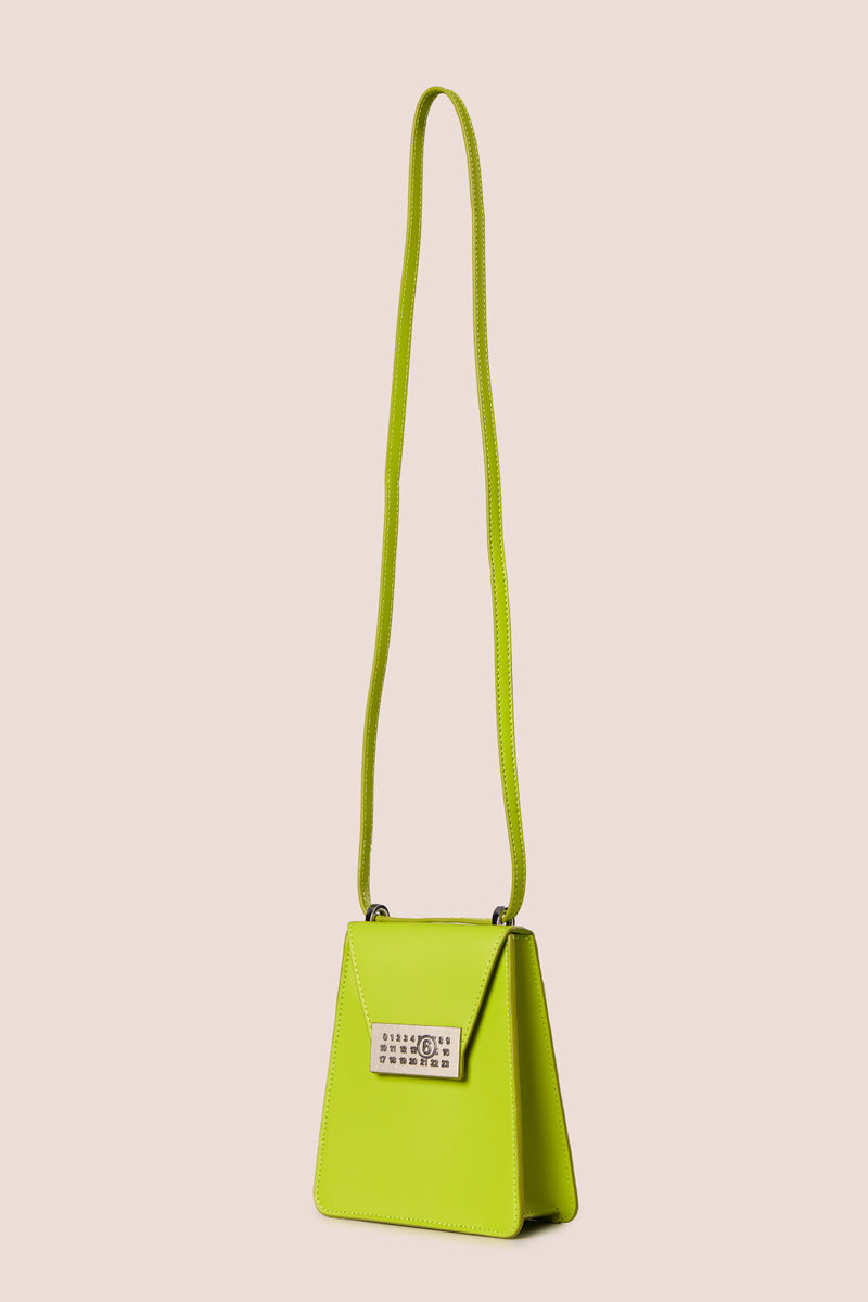 Small numeric crossbody bag-Light Pea Green MM6 MAISON MARGIELA