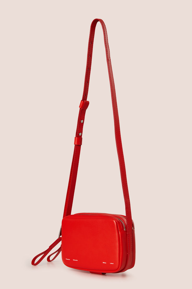 Watts Leather Camera Bag-Flame Red PROENZA SCHOULER WHITE LABEL