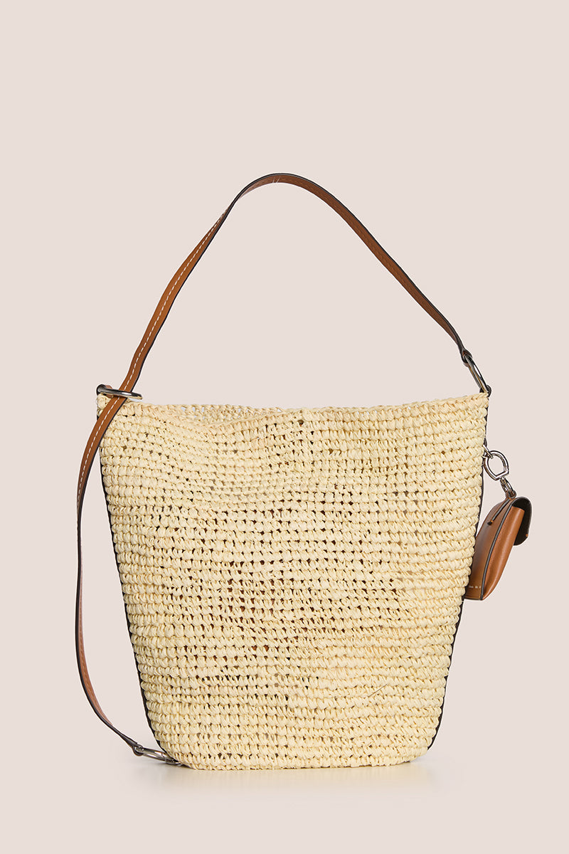Raffia bucket bag-Light Beige PROENZA SCHOULER WHITE LABEL