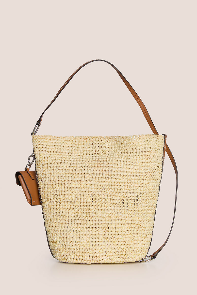 Raffia bucket bag-Light Beige PROENZA SCHOULER WHITE LABEL
