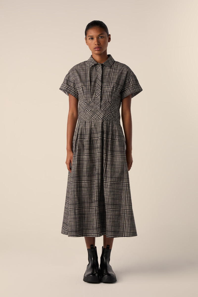 Balston dress/Cream-Black PROENZA SCHOULER WHITE LABEL