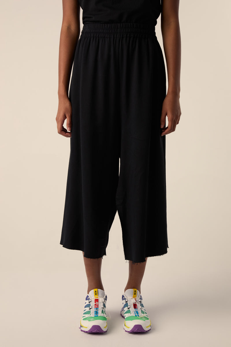 Side slit track pants-Black MM6 MAISON MARGIELA