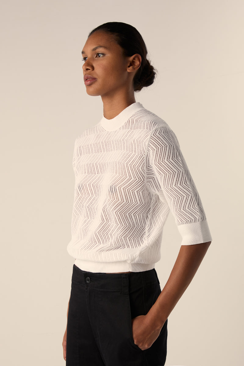 Nicola Knit Sweater-Black PROENZA SCHOULER WHITE LABEL