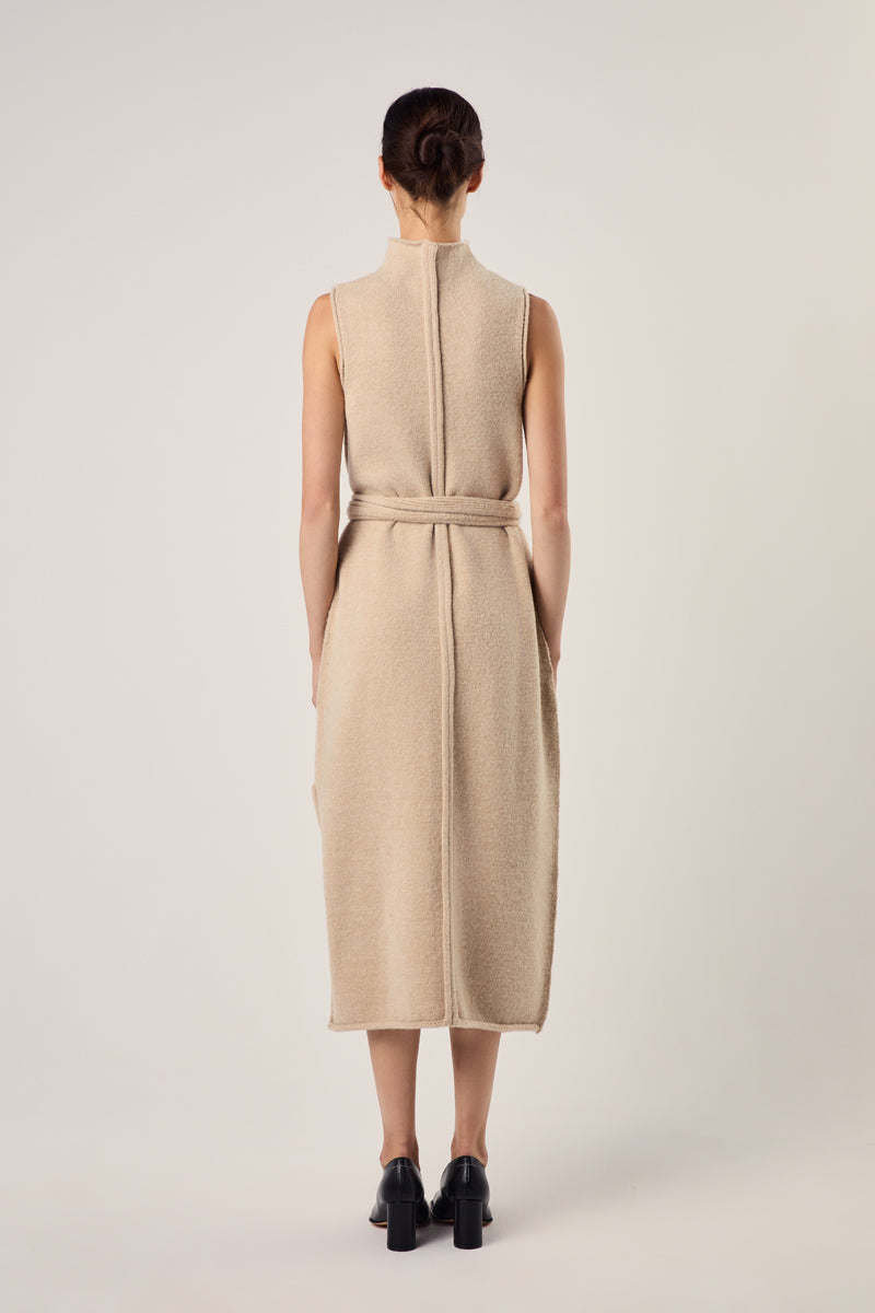 Zola wool dress- Birch Beige PROENZA SCHOULER WHITE LABEL
