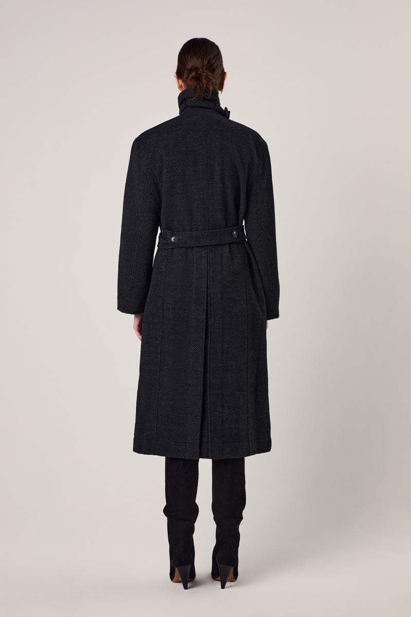 Ronan Wool coat/Black-Grey PROENZA SCHOULER WHITE LABEL