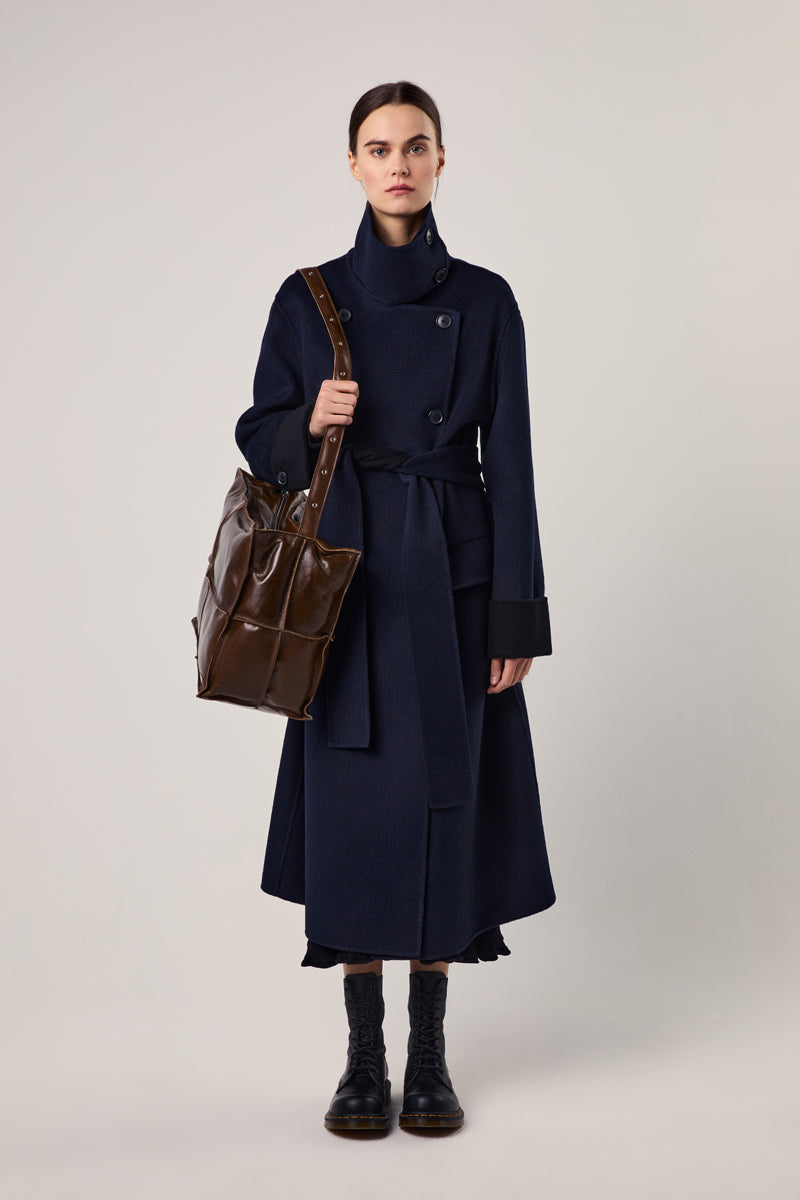 Numeric weekender Leather bag/Brown MM6 MAISON MARGIELA