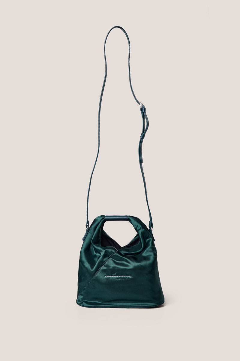 Japanese logo-print crossbody bag-Forest-Green MM6 MAISON MARGIELA