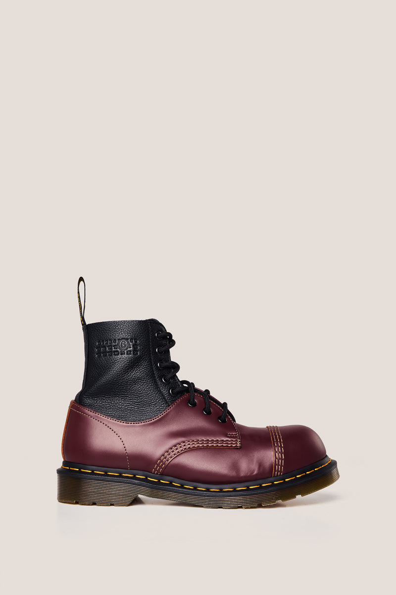 MM6 x Dr. Martens 1460/Black-Red MM6 MAISON MARGIELA