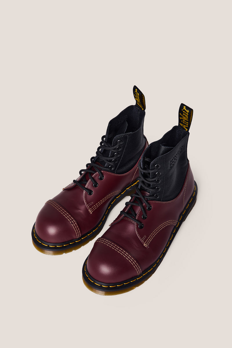 MM6 x Dr. Martens 1460/Black-Red MM6 MAISON MARGIELA