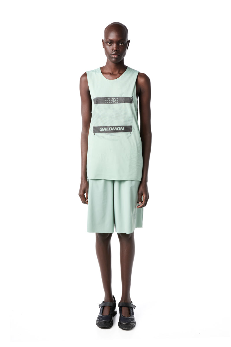 Tank top-Light Green MM6 MAISON MARGIELA x SALOMON