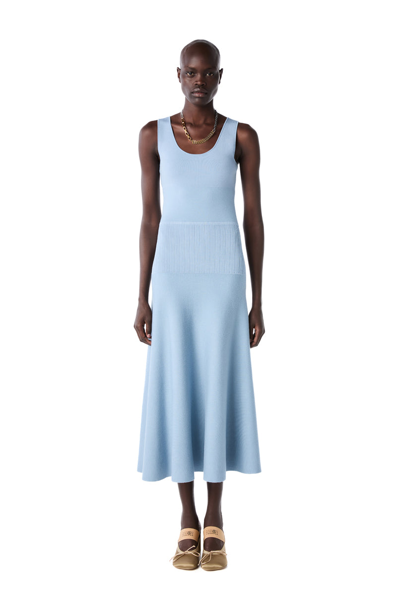 Lucia midi dress-Ocean blue PROENZA SCHOULER WHITE LABEL