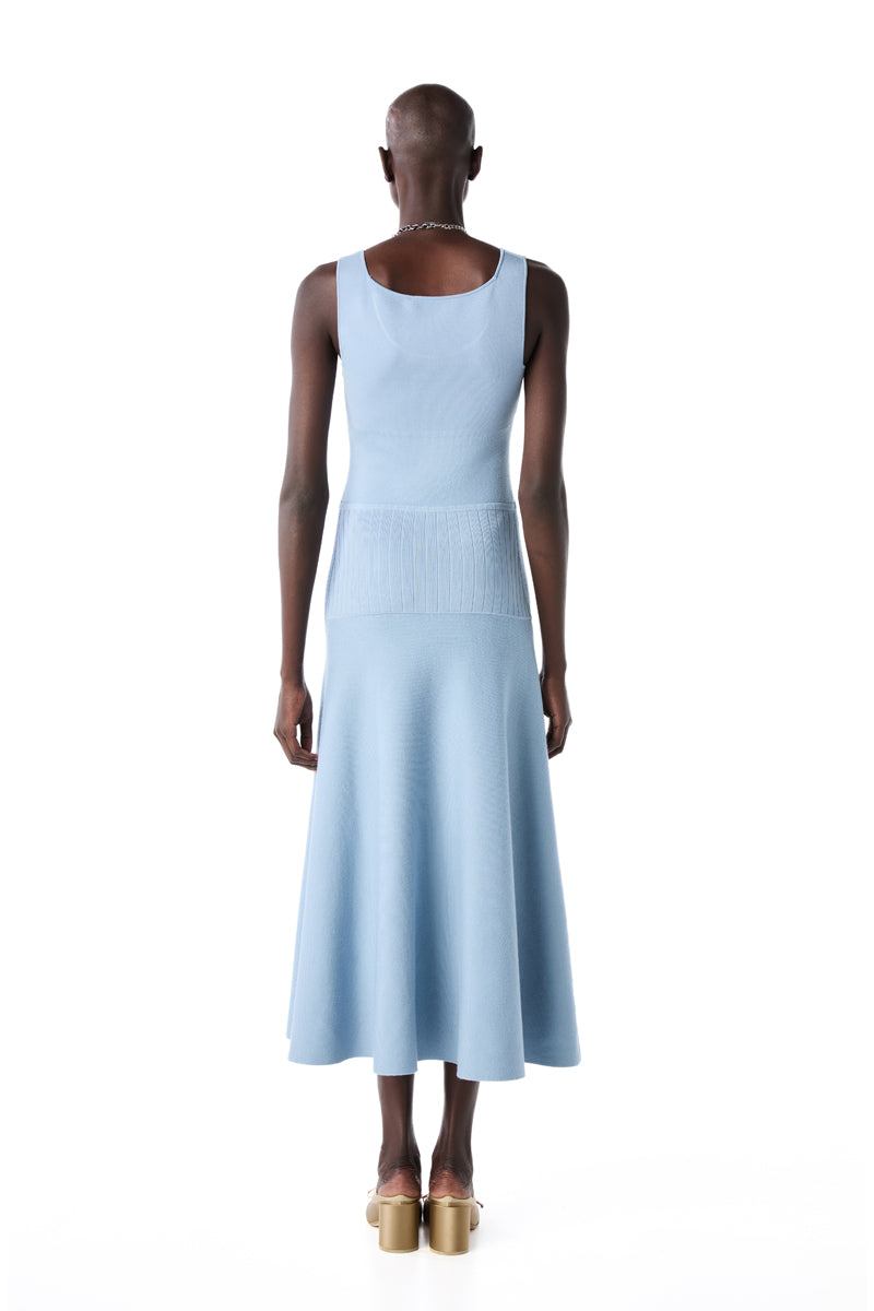 Lucia midi dress-Ocean blue PROENZA SCHOULER WHITE LABEL