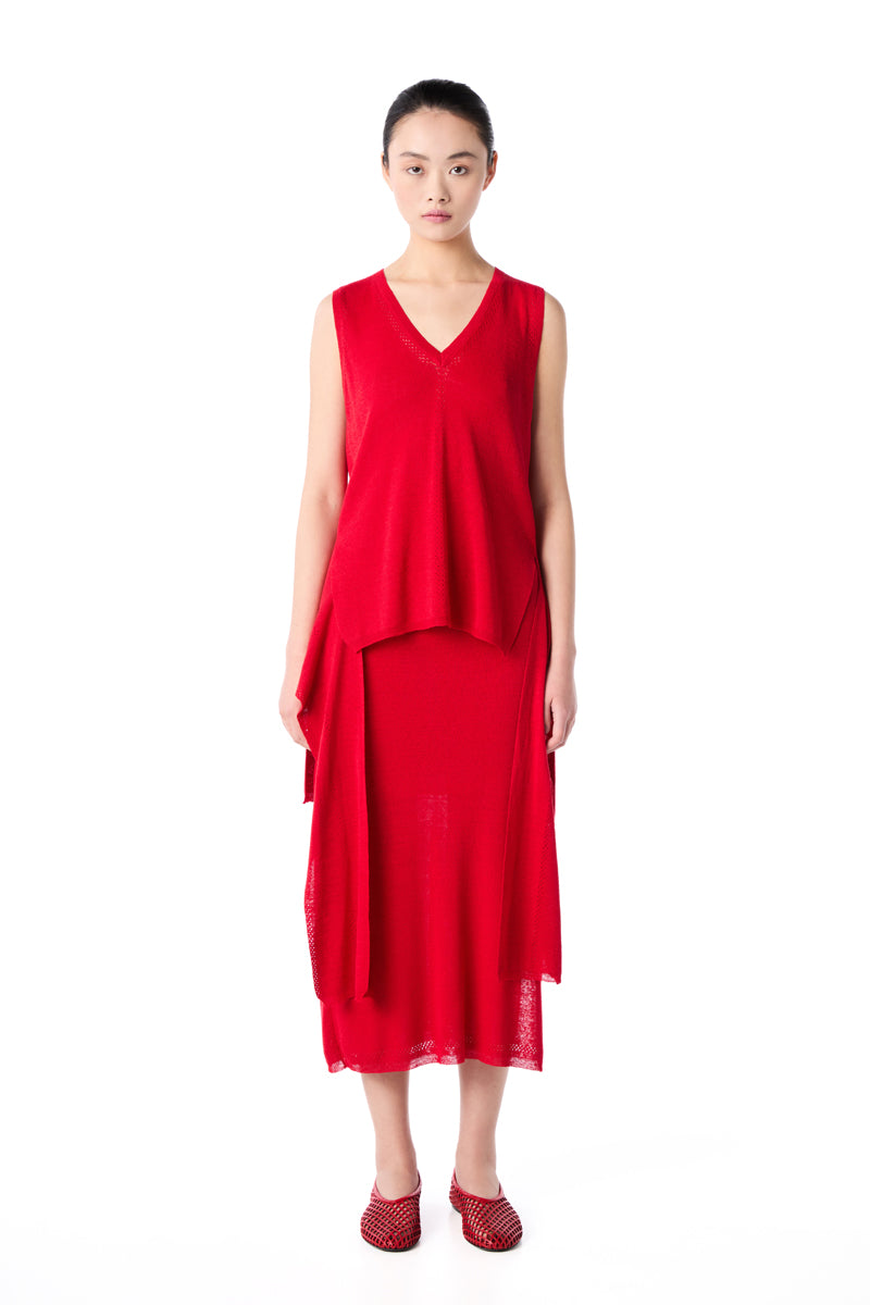 Phelan midi skirt-Red PROENZA SCHOULER WHITE LABEL