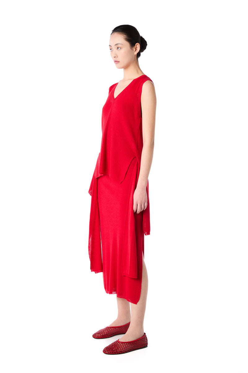 Phelan midi skirt-Red PROENZA SCHOULER WHITE LABEL