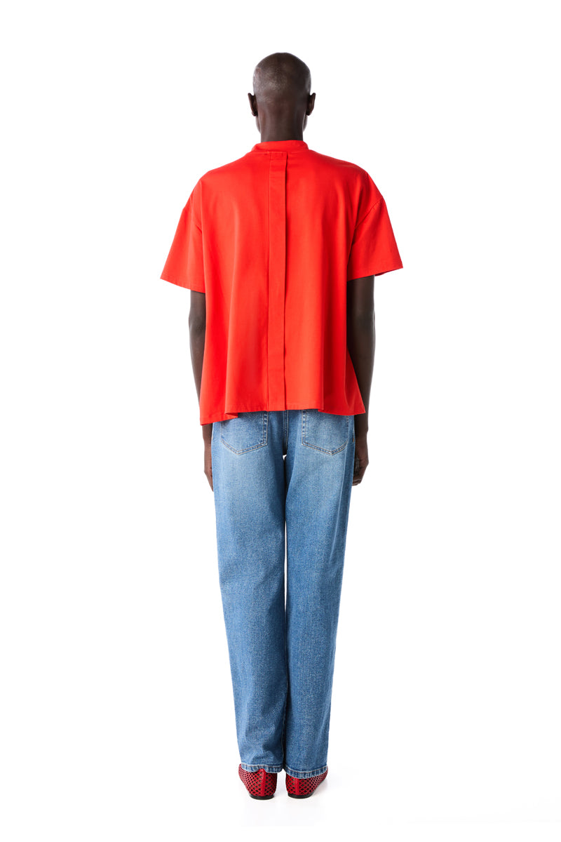 Jersey T-shirt- Poppy red PROENZA SCHOULER WHITE LABEL 
