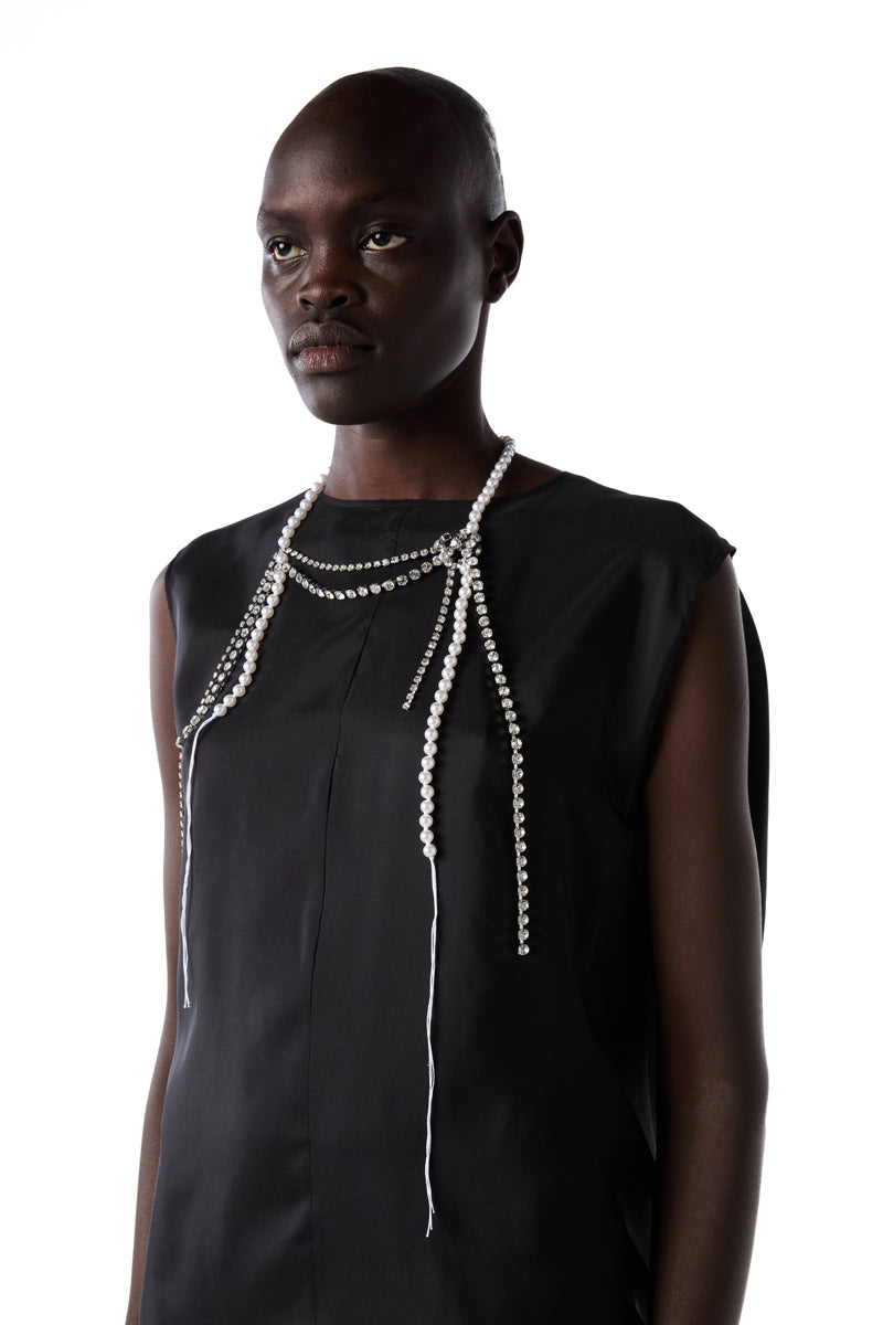 Crystal necklace-Silver MM6 MAISON MARGIELA