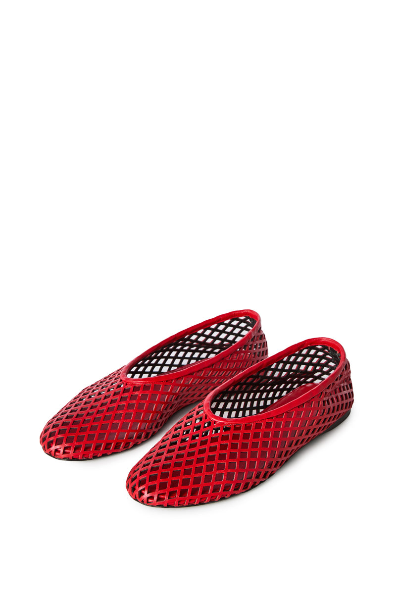 TEE perforated ballet flats-Red PROENZA SCHOULER
