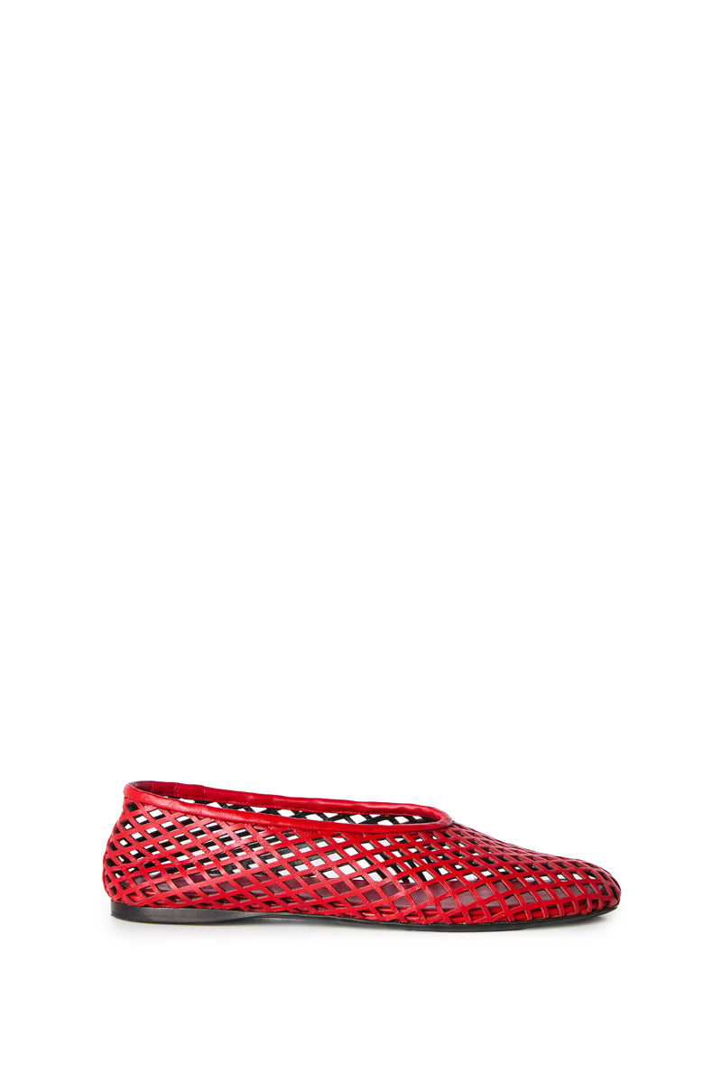 TEE perforated ballet flats-Red PROENZA SCHOULER