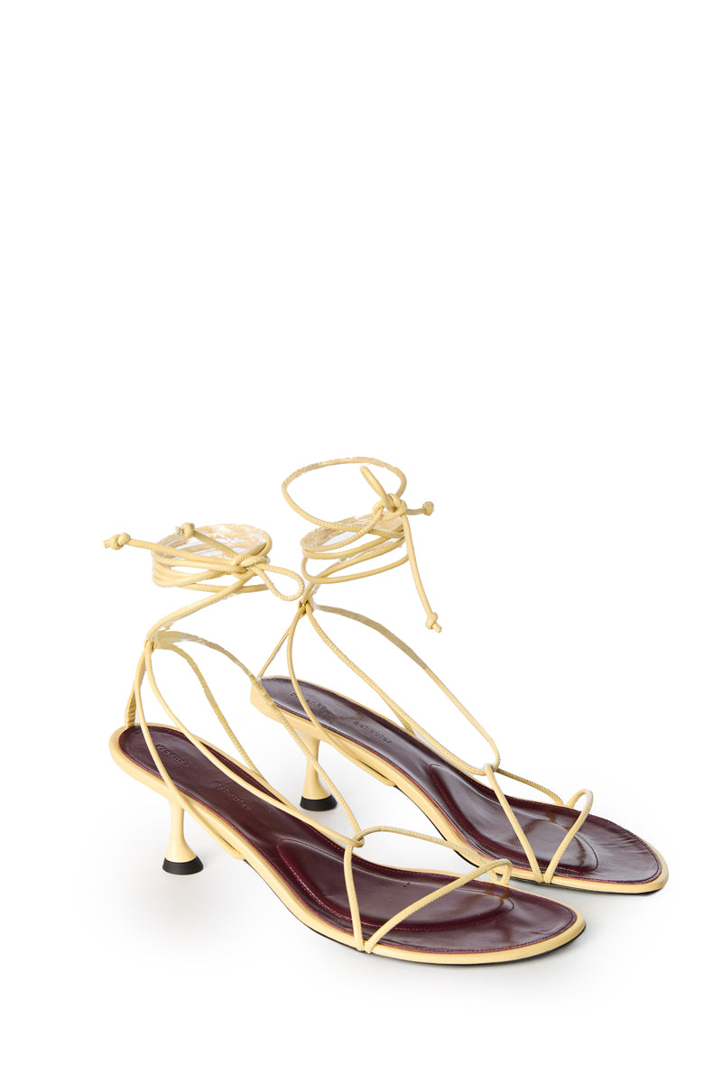 Tee ankle strap sandals-Yellow PROENZA SCHOULER