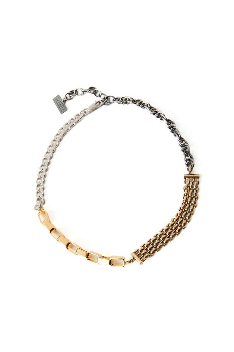 Chain-link necklace-Silver/Gold MM6 MAISON MARGIELA
